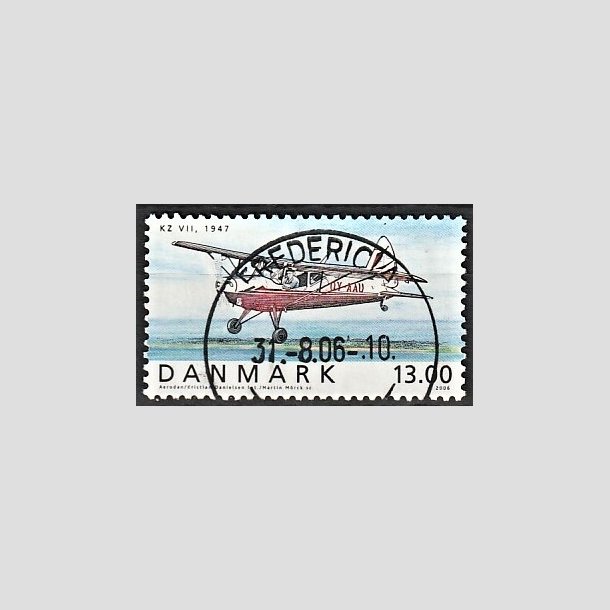FRIMRKER DANMARK | 2006 - AFA 1481 - Ellehammer - 13,00 Kr. flerfarvet - Pragt Stemplet