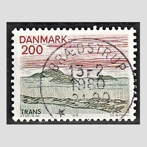 FRIM�RKER DANMARK | 1979 - AFA 688 - Nordjylland - 200 �re flerfarvet - Pragt Stemplet