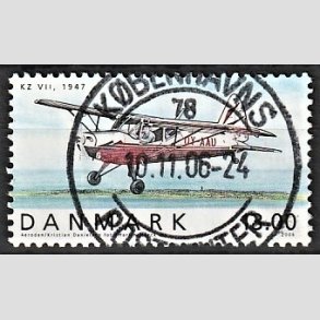 FRIM�RKER DANMARK | 2006 - AFA 1481 - Ellehammer - 13,00 Kr. flerfarvet - Pragt Stemplet