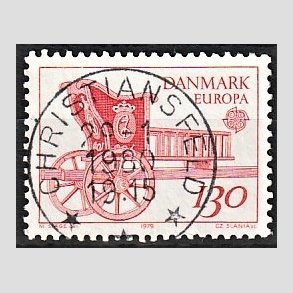 FRIM�RKER DANMARK | 1979 - AFA 682 - Europam�rker - 1,30 Kr. r�d - Pragt Stemplet