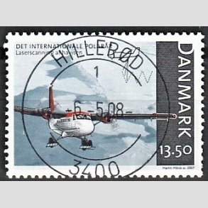 FRIM�RKER DANMARK | 2007 - AFA 1498 - Internationalt polar�r - 13,50 Kr. flerfarvet - Pragt Stemplet