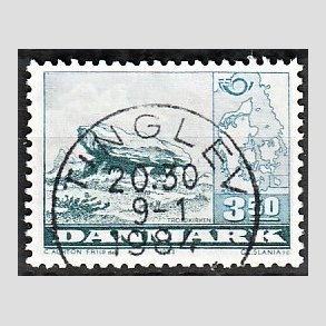 FRIM�RKER DANMARK | 1983 - AFA 770 - F�llesnordisk udgave - 3,50 Kr. bl� - Pragt Stemplet Tinglev
