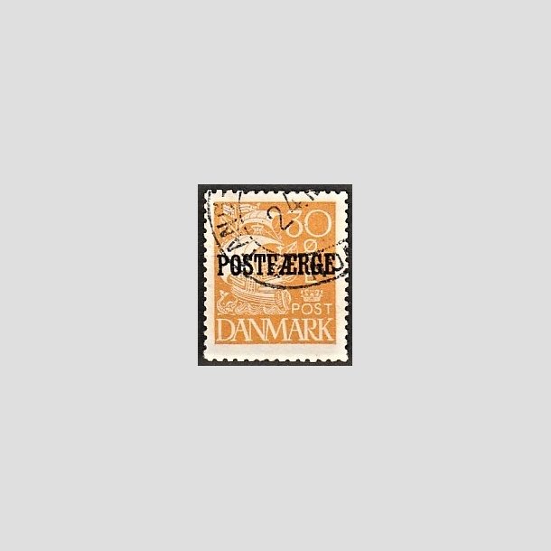 FRIMRKER DANMARK | 1927 - AFA 11 - 30 re brungul Postfrge - Stemplet