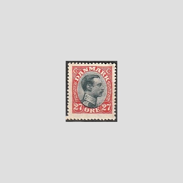FRIMRKER DANMARK | 1918-20 - AFA 102 - Chr. X 27 re rd/sort - Postfrisk