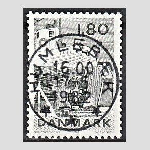 FRIM�RKER DANMARK | 1978 - AFA 666 - Dansk fiskeri - 1,80 Kr. sortgr�n - Pragt Stemplet