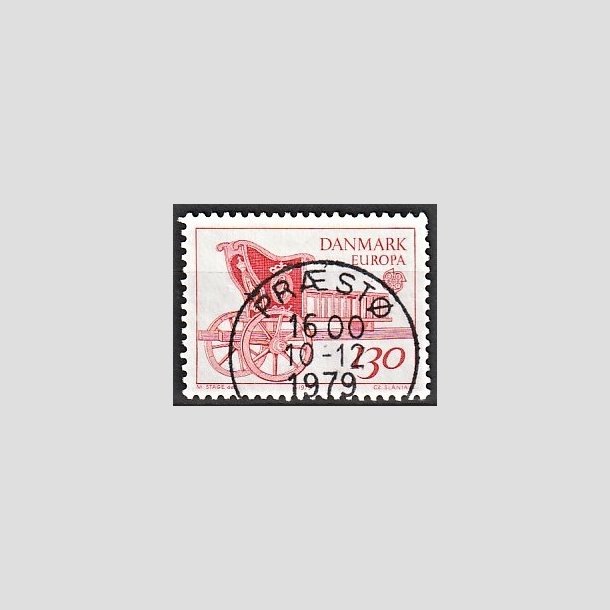 FRIMRKER DANMARK | 1979 - AFA 682 - Europamrker - 1,30 Kr. rd - Pragt Stemplet Prst