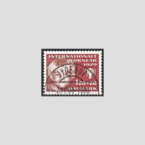 FRIMRKER DANMARK | 1979 - AFA 671 - Brner - 120 + 20 re rd/rdbrun - Pragt Stemplet