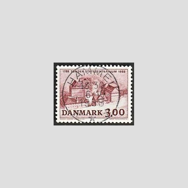 FRIMRKER DANMARK | 1988 - AFA 916 - Tnder Statsseminarium 200 r - 3,00 Kr. brunrd - Pragt Stemplet
