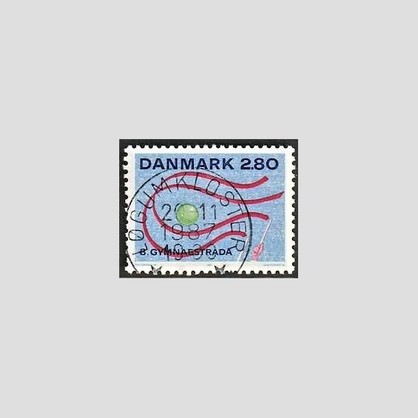 FRIMRKER DANMARK | 1987 - AFA 885 - Gymnaestrada Herning - 2,80 Kr. flerfarvet - Pragt Stemplet