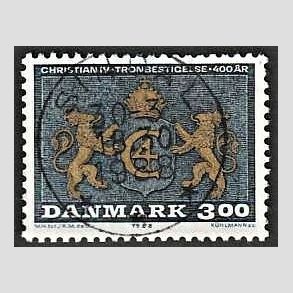 FRIM�RKER DANMARK | 1988 - AFA 903 - Chr. IV�s tronbestigelse 400 �r - 3,00 Kr.  Lux Stemplet