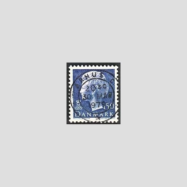 FRIMRKER DANMARK | 1978 - AFA 654 - Dronning Margrethe - 150 re bl - Lux Stemplet