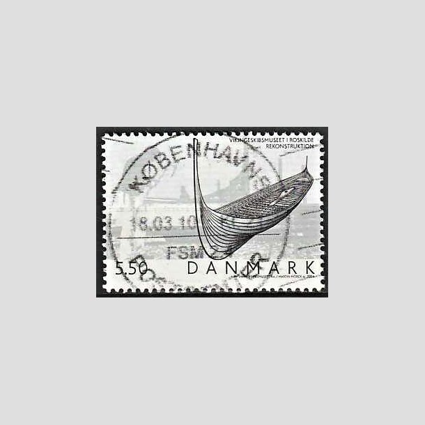 FRIMRKER DANMARK | 2004 - AFA 1401 - Vikingeskibsmuseet - 5,50 Kr. Udstilling - Pragt Stemplet