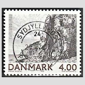 FRIMRKER DANMARK | 2002 - AFA 1315 - Landskabsbilleder - 4,00 Kr. Bornholm - Pragt Stemplet