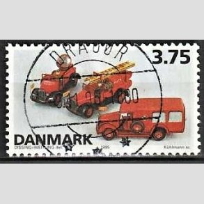 FRIMRKER DANMARK | 1995 - AFA 1103 - Dansk legetj - 3,75 Kr. flerfarvet - Pragt Stemplet Dragr