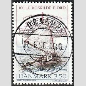 FRIM�RKER DANMARK | 1996 - AFA 1119 - Danske tr�joller - 3,50 Kr. flerfarvet - Pragt Stemplet