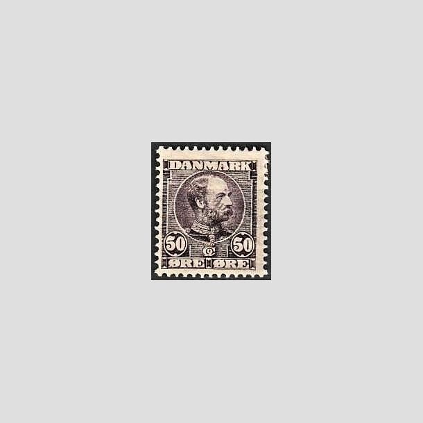 FRIMRKER DANMARK | 1904-05 - AFA 50 - Chr. IX 50 re lilla - Ubrugt