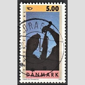 FRIM�RKER DANMARK | 1995 - AFA 1098 - Turistm�l - 5,00 Kr. flerfarvet - Pragt Stemplet