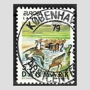 FRIM�RKER DANMARK | 1999 - AFA 1210 - Naturreservater - 5,50 Kr. Langli - Pragt Stemplet