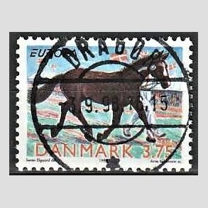 FRIM�RKER DANMARK | 1998 - AFA 1184 - Nationale festdage - 3,75 Kr. flerfarvet - Pragt Stemplet Drag�r
