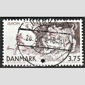 FRIM�RKER DANMARK | 1997 - AFA 1156 - Eventyr og legender - 3,75 Kr. Fyrt�jet - Pragt Stemplet