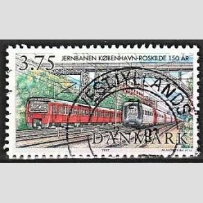 FRIM�RKER DANMARK | 1997 - AFA 1148 - K�benhavn-Roskilde - 3,75 Kr. flerfarvet - Lux Stemplet