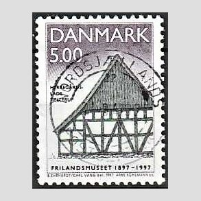 FRIM�RKER DANMARK | 1997 - AFA 1141 - Frilandsmuseet 100 �r - 5,00 Kr. herreg�rdslade - Pragt Stemplet