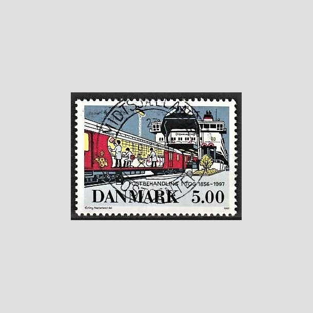 FRIMRKER DANMARK | 1997 - AFA 1147 - Bureautjenestens ophr - 5,00 Kr. flerfarvet - Pragt Stemplet