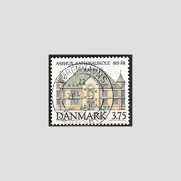 FRIMRKER DANMARK | 1995 - AFA 1084 - Aahus Katedralskole 800 r - 3,75 Kr. flerfarvet - Pragt Stemplet