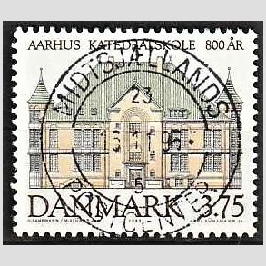 FRIM�RKER DANMARK | 1995 - AFA 1084 - Aahus Katedralskole 800 �r - 3,75 Kr. flerfarvet - Pragt Stemplet