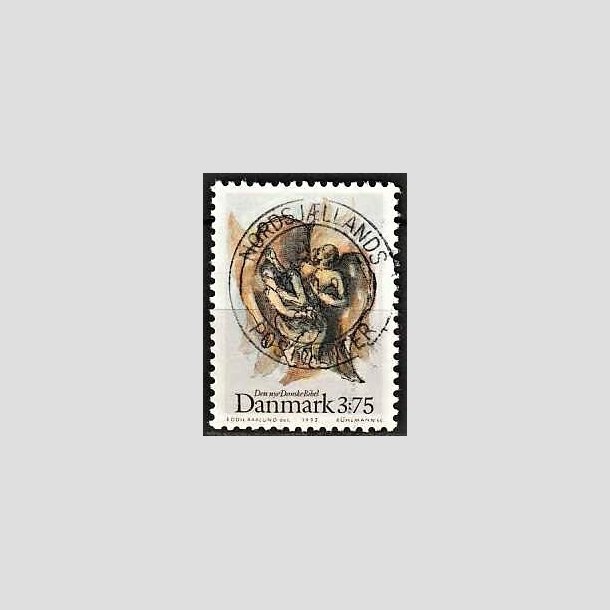 FRIMRKER DANMARK | 1992 - AFA 1034 - Biblen - 3,75 Kr. flerfarvet - Pragt Stemplet
