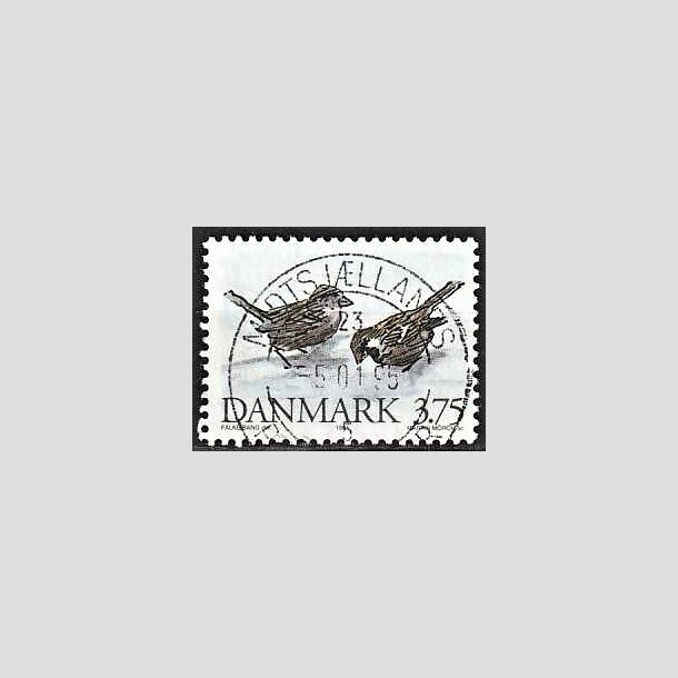 FRIMRKER DANMARK | 1994 - AFA 1076 - Truede danske dyr - 3,75 Kr. grspurv - Pragt Stemplet