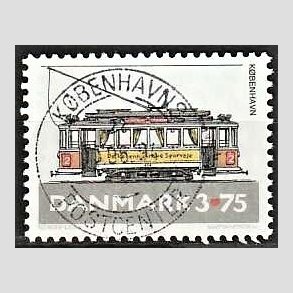 FRIM�RKER DANMARK | 1994 - AFA 1070 - Sporvogne - 3,75 Kr. flerfarvet - Pragt Stemplet