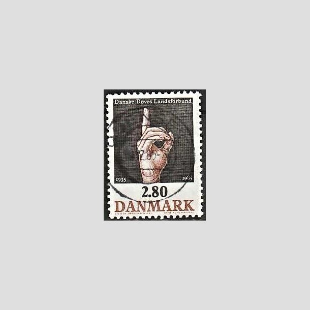 FRIMRKER DANMARK | 1985 - AFA 844 - Dves Landsforbund 50 r - 2,80 Kr. flerfarvet - Pragt Stemplet