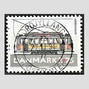 FRIM�RKER DANMARK | 1994 - AFA 1070 - Sporvogne - 3,75 Kr. flerfarvet - Pragt Stemplet