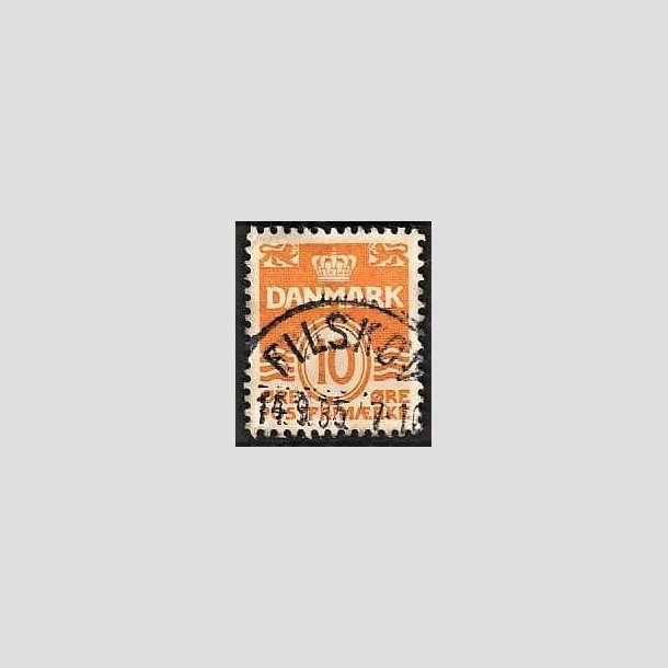 FRIMRKER DANMARK | 1933 - AFA 202 - Blgelinie 10 re orange type IA - Lux Stemplet