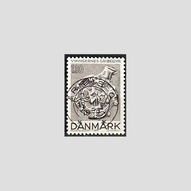 FRIMRKER DANMARK | 1979 - AFA 684 - Vikingetiden - 1,10 Kr. brun - Pragt Stemplet