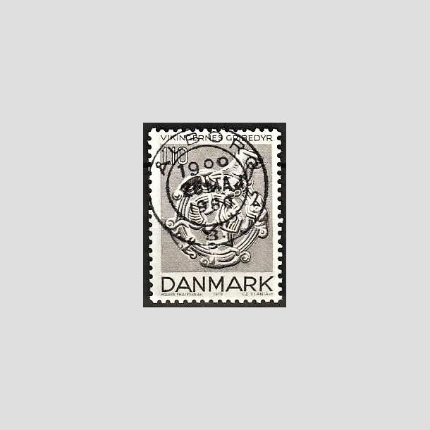 FRIMRKER DANMARK | 1979 - AFA 684 - Vikingetiden - 1,10 Kr. brun - Pragt Stemplet