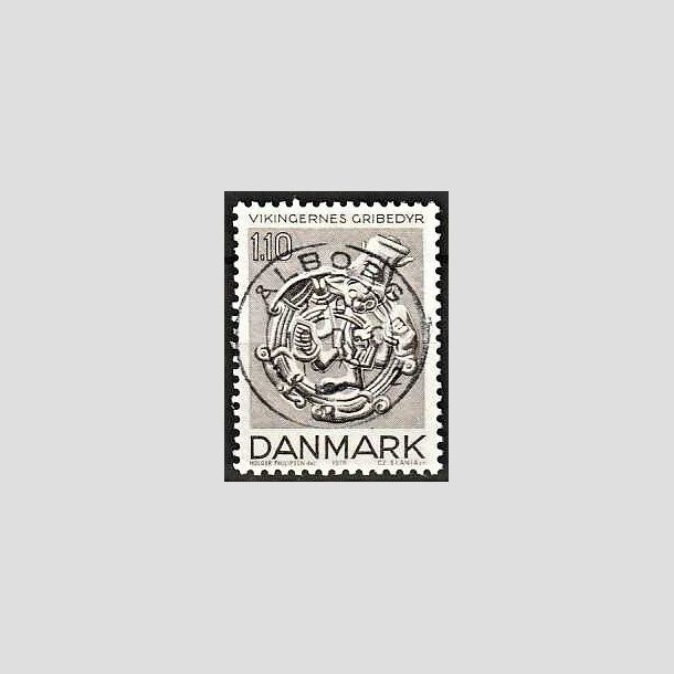 FRIMRKER DANMARK | 1979 - AFA 684 - Vikingetiden - 1,10 Kr. brun - Pragt Stemplet