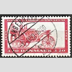FRIM�RKER DANMARK | 1989 - AFA 942 - Dansk Landbrugsmuseum 100 �r - 3,20 Kr. r�dbrun - Pragt Stemplet