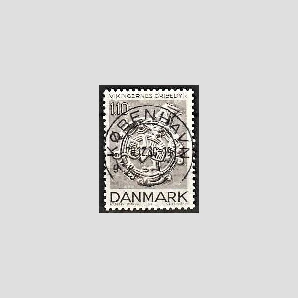 FRIMRKER DANMARK | 1979 - AFA 684 - Vikingetiden - 1,10 Kr. brun - Pragt Stemplet Kbenhavn