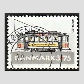 FRIM�RKER DANMARK | 1994 - AFA 1070 - Sporvogne - 3,75 Kr. flerfarvet - Pragt Stemplet