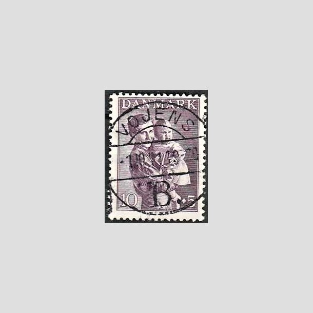 FRIMRKER DANMARK | 1941 - AFA 268 - Magrethe 1 r 10 + 5 re violet - Lux Stemplet