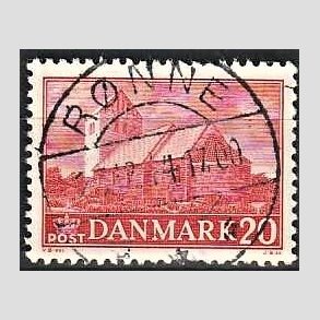 FRIM�RKER DANMARK | 1944 - AFA 287 - Landsbykirker - 20 �re r�d - Pragt Stemplet