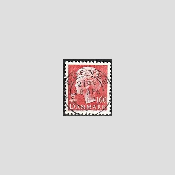 FRIMRKER DANMARK | 1981 - AFA 715 - Dronning Margrethe - 160 re rd - Pragt Stemplet