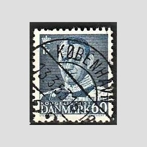 FRIMRKER DANMARK | 1952-53 - AFA 339 - Fr. IX 60 re mrkbl - Lux Stemplet