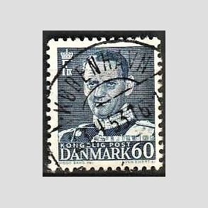 FRIMRKER DANMARK | 1952-53 - AFA 339 - Fr. IX 60 re mrkbl - Lux Stemplet