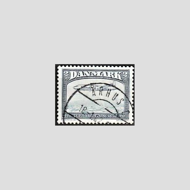 FRIMRKER DANMARK | 1981 - AFA 740 - Flyvning - 2,30 Kr. sortbl/bl - Lux Stemplet