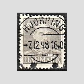 FRIMRKER DANMARK | 1945 - AFA 289 - Chr. X 50 re gr - Lux Stemplet