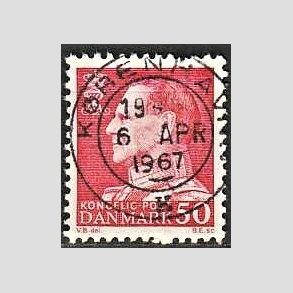 FRIMRKER DANMARK | 1965 - AFA 432 - Fr. IX 50 re rd - Lux Stemplet