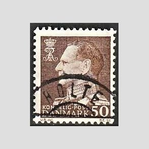 FRIMRKER DANMARK | 1967 - AFA 460 - Fr. IX 50 re brun - Lux Stemplet